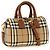 Mini Handbag Burberry Beige Burberry Check - vista 2