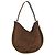 Isabel Marant Borsa a tracolla in pelle di vacchetta marrone - vista 2