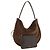 Isabel Marant Borsa a tracolla in pelle di vacchetta marrone - vista 3