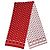 Dolce & Gabbana Foulard con stampa logo rosso e bianco x . Sciarpa da uomo
