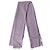 Brunello Cucinelli Wrap x Sciarpa in cashmere e seta con frange viola - vista 2
