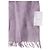 Brunello Cucinelli Wrap x Sciarpa in cashmere e seta con frange viola - vista 3
