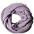 Brunello Cucinelli Wrap x Sciarpa in cashmere e seta con frange viola - vista 5