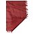 Dolce & Gabbana Foulard Wrap X Sciarpa in Cashmere e Seta Rosso con Frange - vista 2