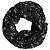 Dolce & Gabbana Sciarpa e foulard con frange e stampa Crown in lana nera - vista 5