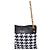 Versace Borsa a tracolla in pelle e tessuto bianca e nera - vista 6