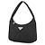 Prada Borsa a tracolla in nylon nero - vista 2