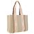 Chloé Borsa a tracolla in lino marrone - vista 2