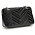 Gucci Borsa Bos Taurus in pelle di vitello nera - vista 3