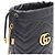 Gucci Mini borsa secchiello GG Marmont Chevron con catena dorata - vista 11