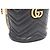 Gucci Mini borsa secchiello GG Marmont Chevron con catena dorata - vista 12