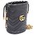 Gucci Mini borsa secchiello GG Marmont Chevron con catena dorata - vista 2