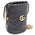 Gucci Mini borsa secchiello GG Marmont Chevron con catena dorata - vista 9