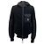 Moncler Logo Strickjacke mit Kapuze aus Wollmischung
