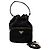 Prada Borsa bucket a tracolla Triangle Logo in Re-nylon Nero