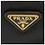 Prada Borsa bucket a tracolla Triangle Logo in Re-nylon Nero - vista 12