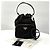 Prada Borsa bucket a tracolla Triangle Logo in Re-nylon Nero - vista 6