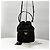 Prada Borsa bucket a tracolla Triangle Logo in Re-nylon Nero - vista 8
