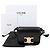Céline Mini Claude in vitello lucido nero