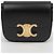 Céline Mini Claude in vitello lucido nero - vista 3