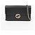 Gucci Mini borsa a tracolla nera con catena GG intrecciata - vista 2