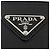 Prada Clutch in Saffiano con logo Triangle Nero - vista 5