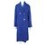 Abrigo de tweed azul Chanel