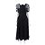 Vestido de seda Christian Dior negro