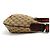 Gucci Borsa a tracolla a mezzaluna a righe con logo GG - vista 12