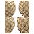 Gucci Borsa a tracolla a mezzaluna a righe con logo GG - vista 8