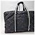 Borsa da viaggio Boston Chanel Nylon Nero Rosso - vista 11