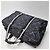 Borsa da viaggio Boston Chanel Nylon Nero Rosso - vista 14