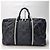 Borsa da viaggio Boston Chanel Nylon Nero Rosso - vista 2