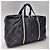 Borsa da viaggio Boston Chanel Nylon Nero Rosso - vista 5
