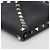 Valentino Clutch Rockstud Envelope in pelle nera - vista 11