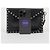 Valentino Clutch Rockstud Envelope in pelle nera - vista 16