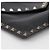 Valentino Clutch Rockstud Envelope in pelle nera - vista 8