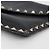 Valentino Clutch Rockstud Envelope in pelle nera - vista 9