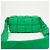 Bottega Veneta Borsa a tracolla Padded Tech Cassette Green - vista 4