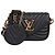 Louis Vuitton Borsa a tracolla New Wave Multi Pochette Black