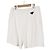 Prada Bermuda in spugna da uomo con logo triangolare Bianco - vista 2