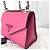 Prada Borsa a tracolla Saffiano Monochrome con catena - vista 6