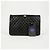 Chanel Clutch Boy in pelle d'agnello nera - vista 13