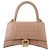 Balenciaga Picca tracolla Hourglass con effetto coccodrillo