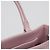 Prada Borsa Tote piccola in pelle spazzolata con logo Triangle Alabaster Pink - vista 13