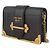Prada Borsa a tracolla mini Cahier in Saffiano con catena - vista 2