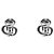 Orecchini Dior CD Logo Argentati
