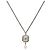 Chanel Collana a catena quadrata in cristallo e perle