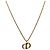 Collar Dior dorado - vista 2
