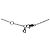 Dior Collar Oblique Dice Silver - vista 4